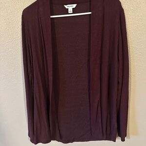 Nine West Women's Deep Purple Cardigan